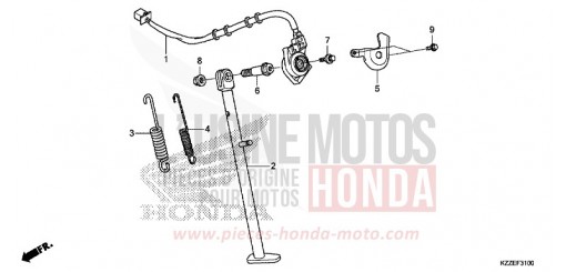 BEQUILLE CRF250LAH de 2017